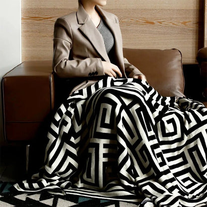 Luxurious Nordic Throw Blanket